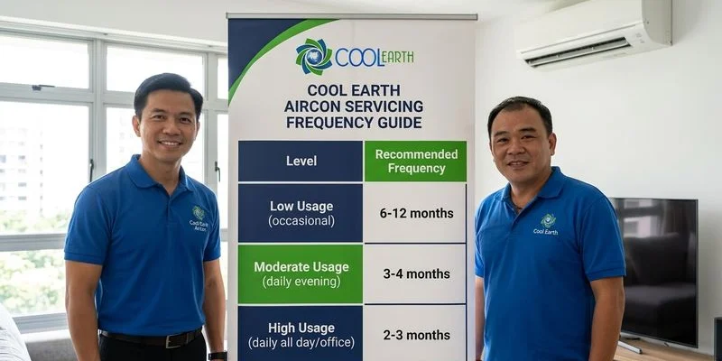 Aircon Servicing Frequency: A Realistic Schedule for Singapore Homes - illustration 1