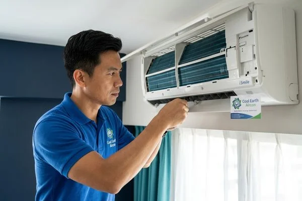 Daikin aircon servicing image 1