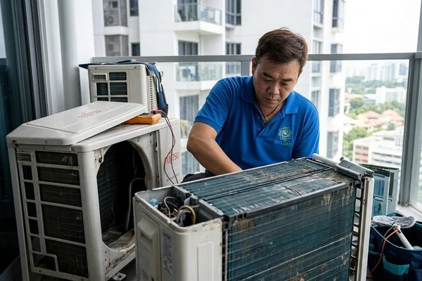 Fujitsu aircon servicing image 2