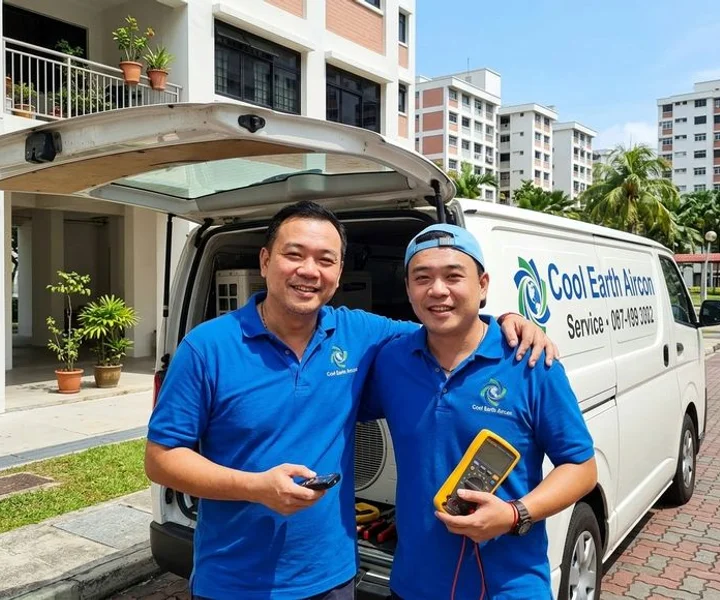 CoolX Aircon team of certified technicians ready to service your aircon